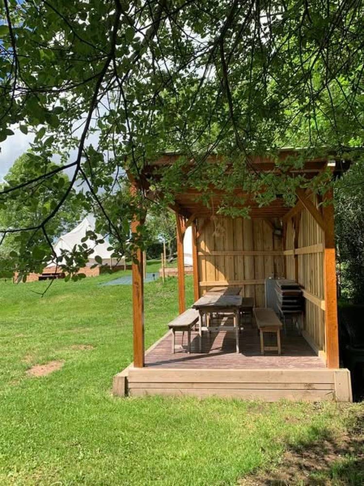 Terrasse tipis groupe